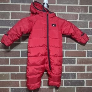 Jordan hooded baby one piece puffer new without tags